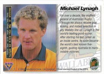 1995 Futera Rugby Union #7 Michael Lynagh Back